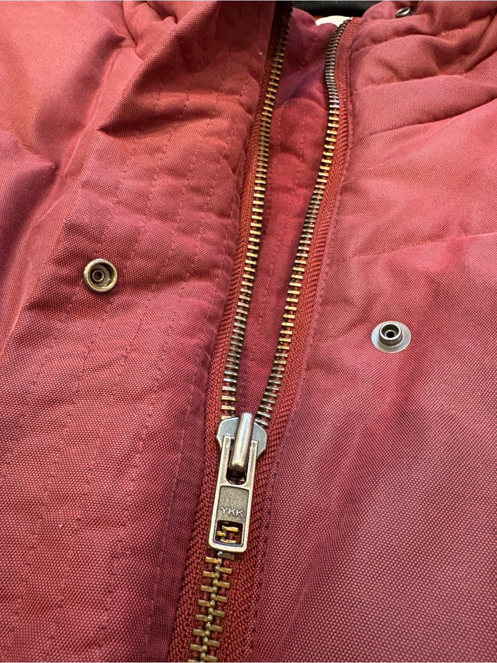 Helmut Lang Down Puffer Jacket Boxy Burgundy Maroon Small - Picture 7 of 14